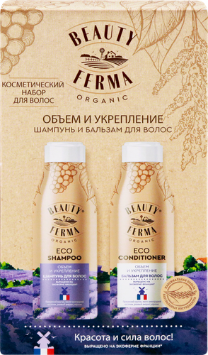 

Набор женский BEAUTY FERMA №94 Шампунь+Бальзам для волос Объем и укрепление