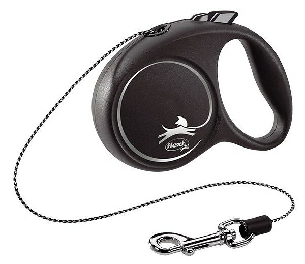 Flexi рулетка Black Design XS до 8 кг (3 м трос) Серебряный
