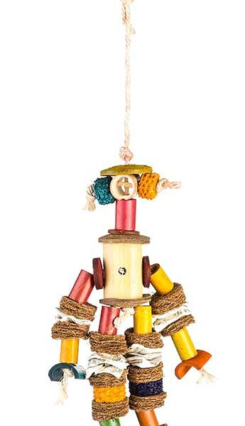 Игрушка для птиц Briko Бамбуковый Человек 20x15 см