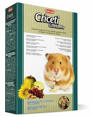 PADOVAN для хомяков и песчанок корм GrandMix Criceti–Gerbilli 1кг комплексный основной