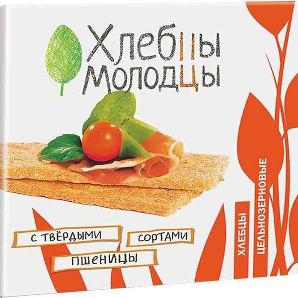 Хлебцы Хлебцы Молодцы пшенично-ржаные, 100г