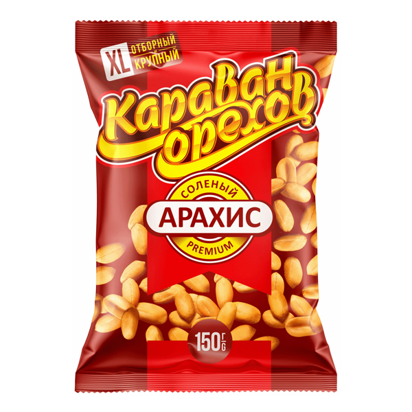 Арахис Караван орехов Premium жареный соленый