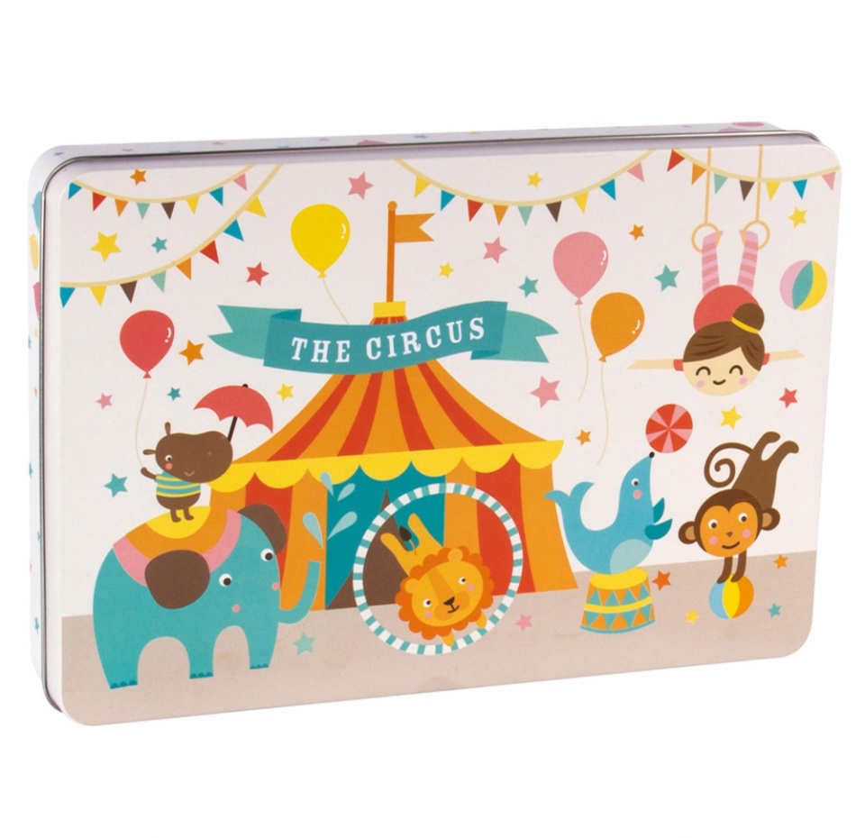 

Пазл «Цирк» в металлической коробке 3+, Apli Kids