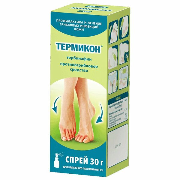 Термикон спрей 1% 30 г 