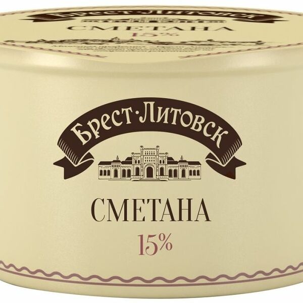 Сметана Брест-Литовск 15%