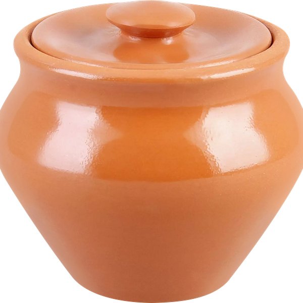 Горшок для запекания ВЯТСКАЯ КЕРАМИКА с крышкой, керамика, 900мл