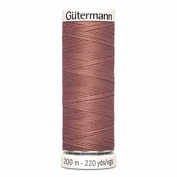 748277 Нить Sew-all для всех материалов, 200м, 100% п/э Gutermann(245 золотисто бежево-розовый)