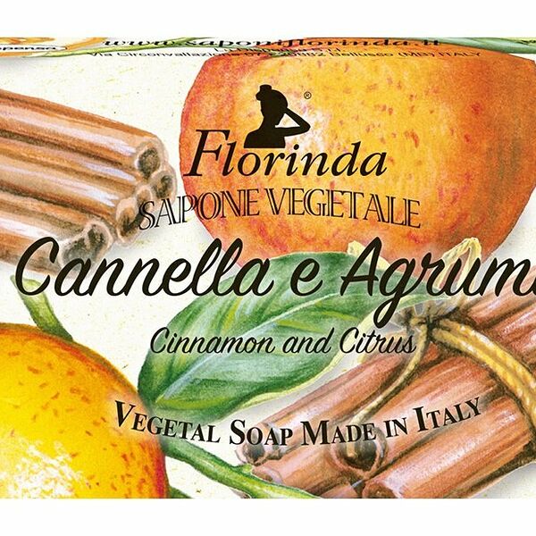 Мыло для тела Florinda Cannella e Agrumi Корица и Цитрус 200 г