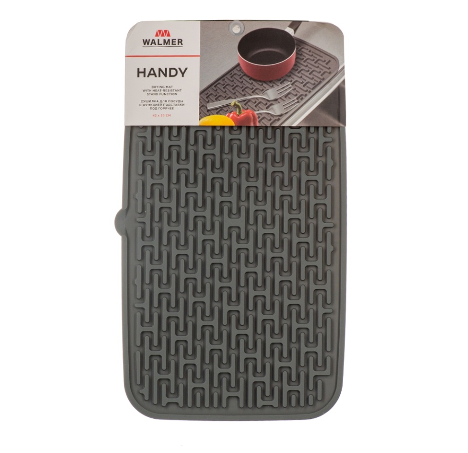 

Сушилка для посуды Walmer Handy 42х25 см с функцией подставки под горячее 1шт Китай