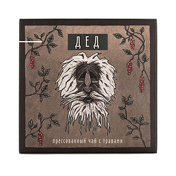 Чай с травами прессованный Мойчай.ру Дед 80г, Россия