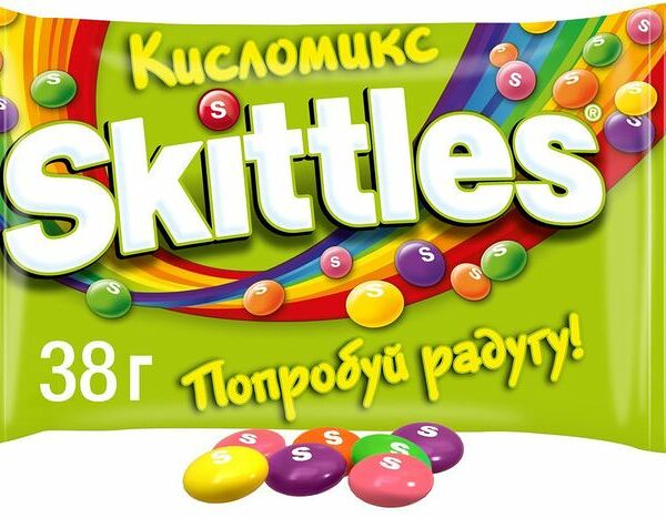 Драже Skittles кисломикс 38г