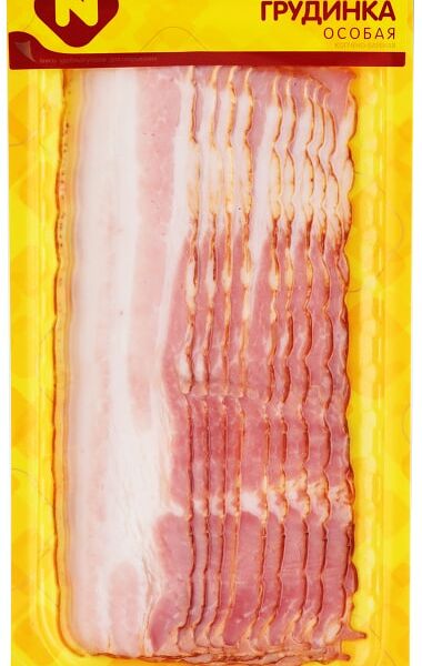 Грудинка Останкино Особая варено-копченая нарезка 150г