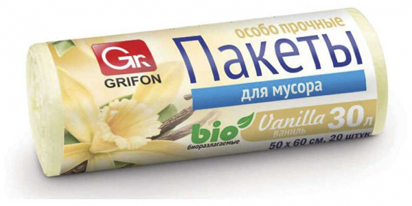 Пакеты для мусора ароматизированные в ассортименте ТМ Grifon (Грифон)