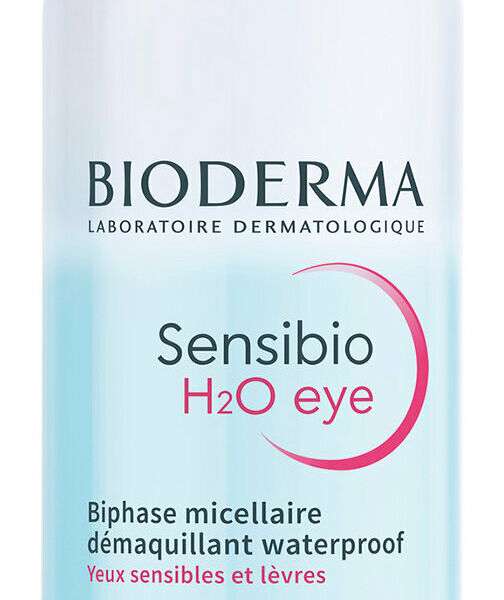 Двухфазное мицеллярное средство Bioderma Sensibio H2O для очищения глаз и губ 125 мл