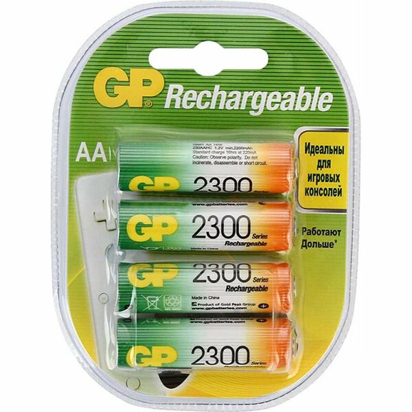 Аккумулятор GP 230AAHC-2DECRC4 (4AA x 2200mAh)
