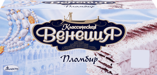 

Мороженое пломбир Талосто Классическая Венеция 450 г