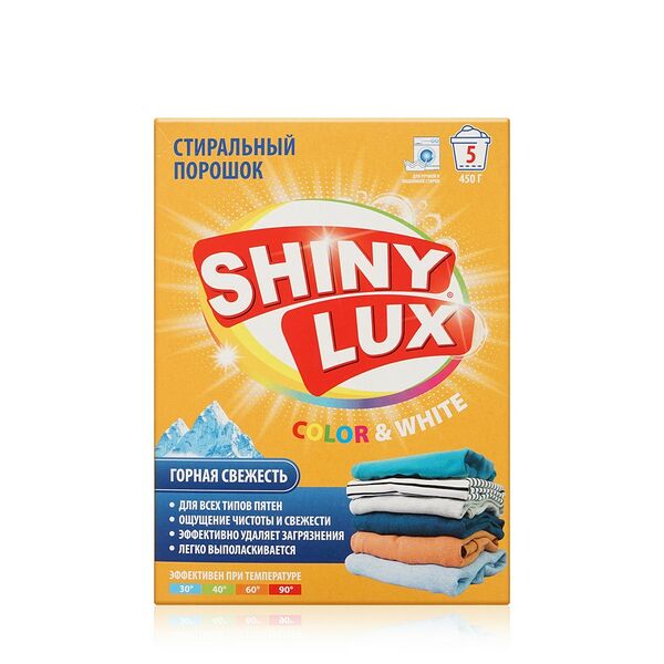 Стиральный порошок Shiny Lux Color & White 