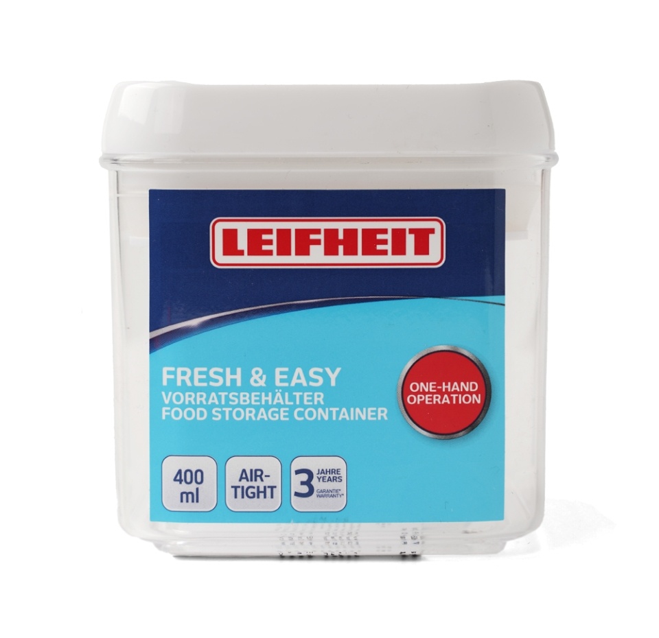 

Контейнер для хранения Leifheit Fresh&Easy 0,4л квадратный, Китай