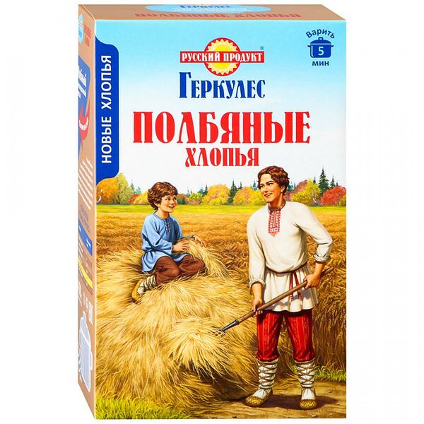 Хлопья из полбы Русский продукт Геркулес