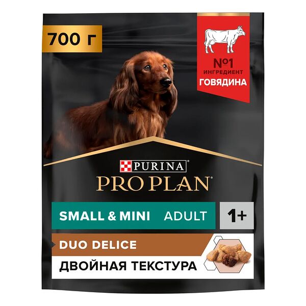 Корм для собак Purina Pro Plan Duo Delice говядина с рисом (для мелких пород)