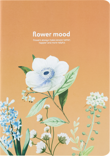 

Тетрадь Flower mood А5, 96 листов, в клетку Арт. XFNEW-2
