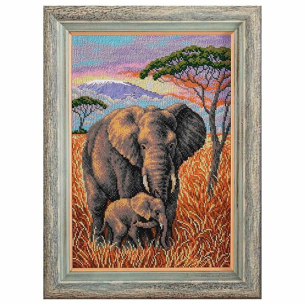 ВК-294 Набор для вышивания бисером Кроше 'Долголетие и удача ' 26х37см