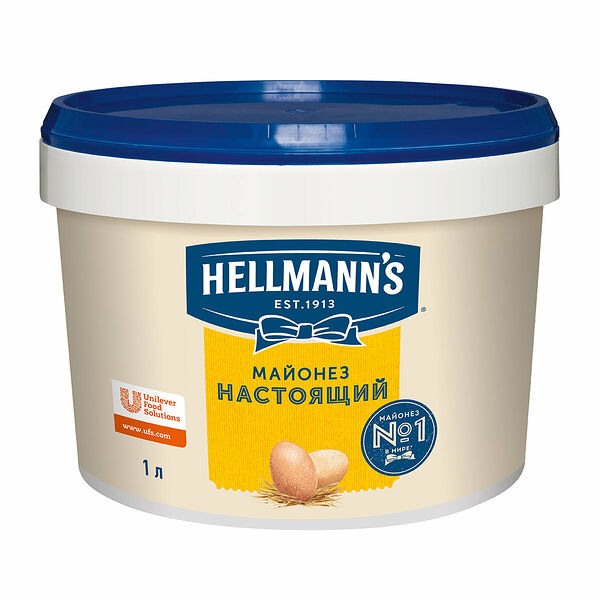 Майонез Hellmann's Настоящий 78% 1л