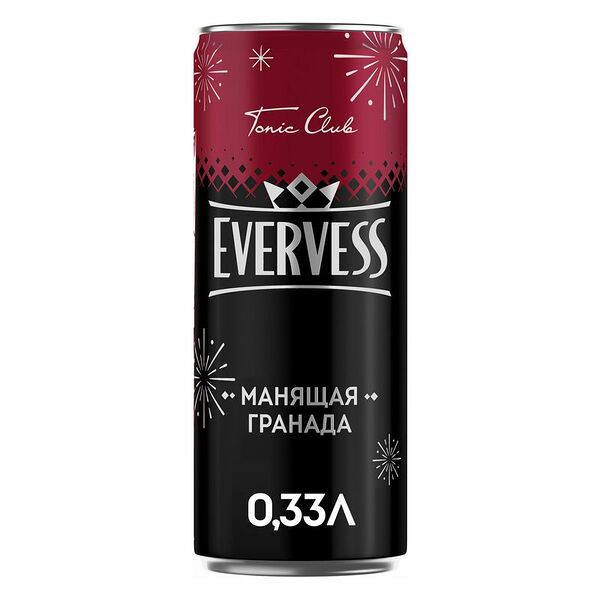 Напиток Evervess Манящая Гранада газированный