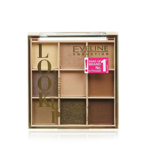 Палетка теней для век Eveline Look Up But Why Not 9 цветов