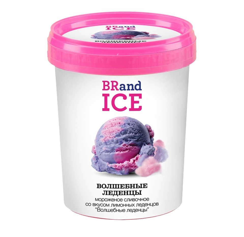 

Мороженое BRandICE Волшебные Леденцы сливочное 9%, 550 г
