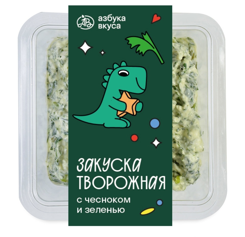 

Закуска творожная с чесноком и зеленью