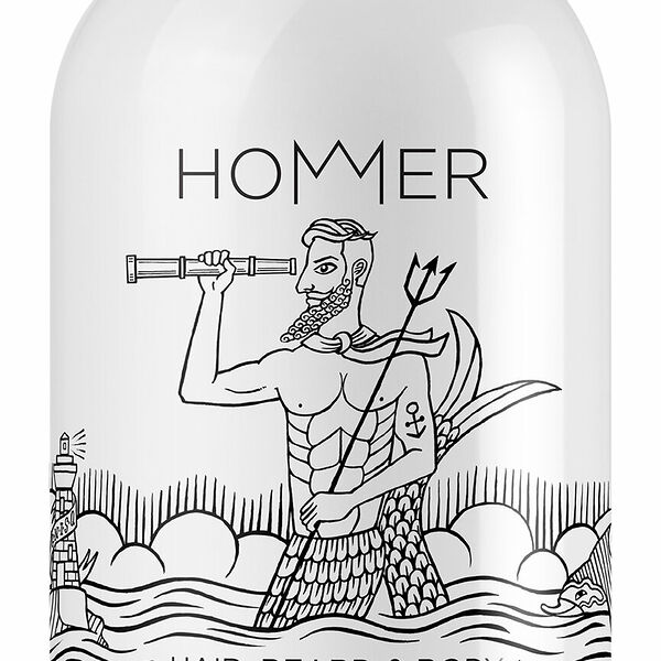 HOMMER Home Island Hair, Beard&Body Wash Гель для душа для волос, тела и бороды муж., 250 мл