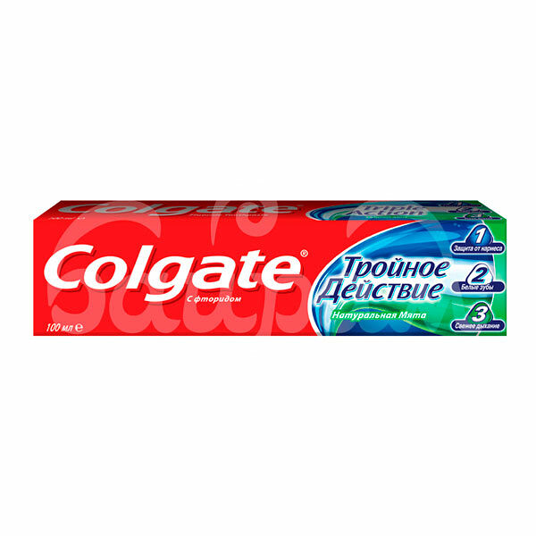 Зубная паста Colgate 100мл Тройное действие