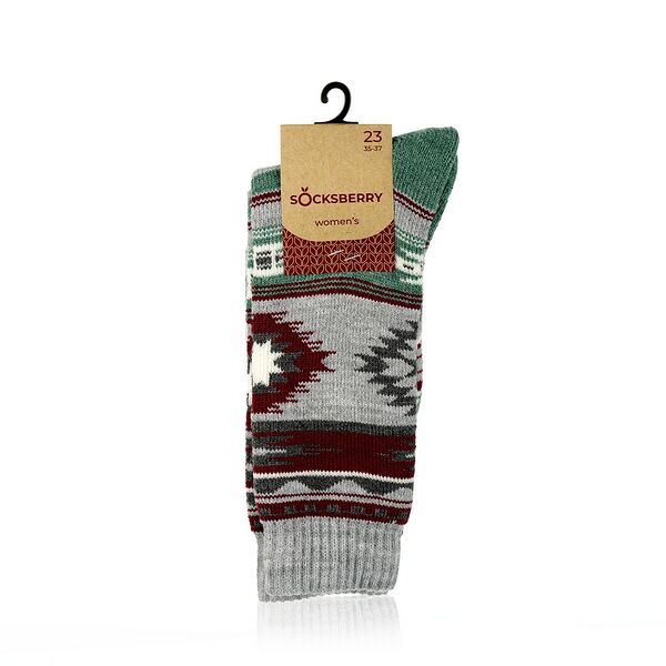 Женские махровые носки Socksberry WO167, серые, р.23