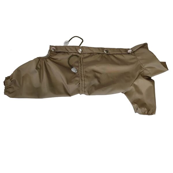 Дождевик для собак S хаки (мальчик)
