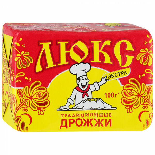 Дрожжи хлебопекарные Люкс экстра прессованные