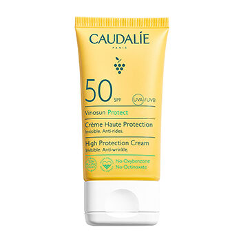 Крем солнцезащитный для лица Vinosun Protect SPF 50, Caudalie, 50 мл, Франция