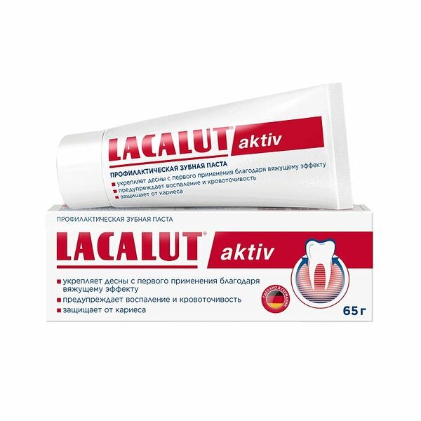 Lacalut activ Зубная паста профилактическая 65 г 