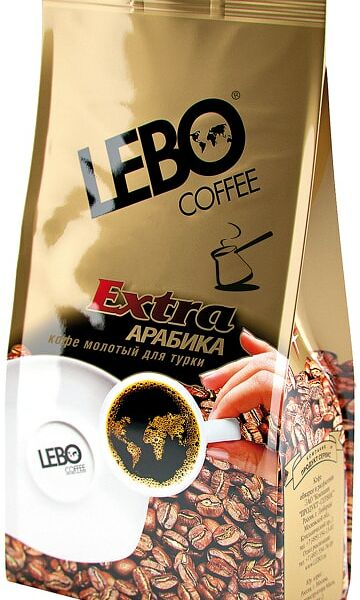 Кофе молотый Lebo Extra для турки 75г