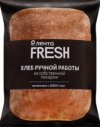 Хлеб ЛЕНТА FRESH Чиабатта на закваске, 250г