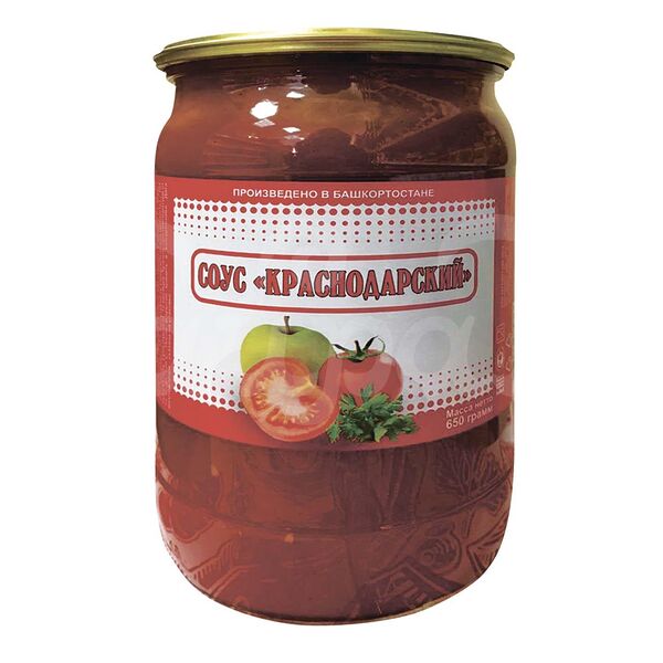 Соус Краснодарский 650гр Башбакалея ст/б