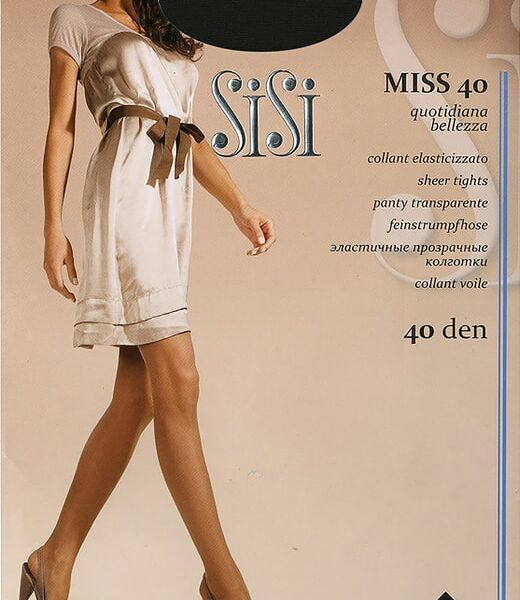 Колготки SiSi Miss 40 Nero Черные Размер 3