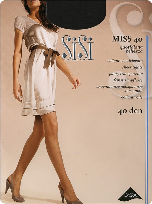 

Колготки женские Sisi Miss nero черный 40 Den размер 4