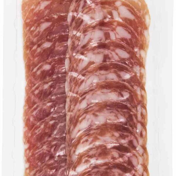 Колбаса сырокопченая Рублёвский Сальчичон, нарезка