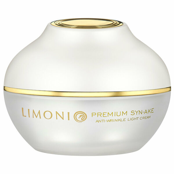 LIMONI Крем для лица Premium Syn-Ake Anti-Wrinkle Cream Light антивозрастной легкий со змеиным ядом 50 мл