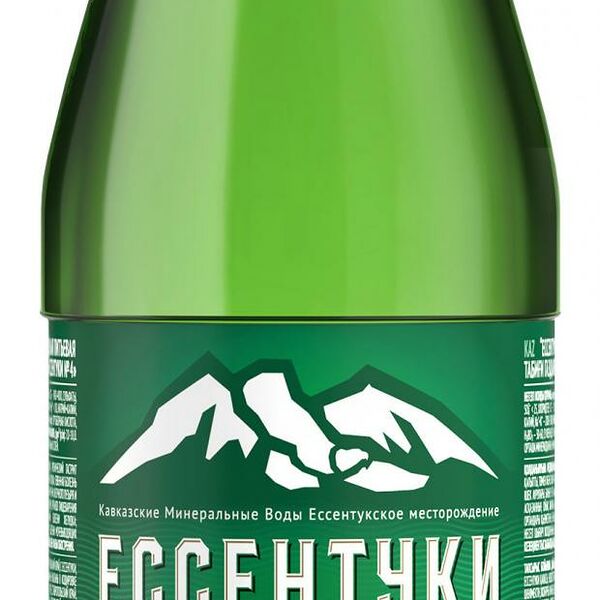 Вода минеральная лечебно-столовая Ессентуки №4 природная питьевая газированная пэт