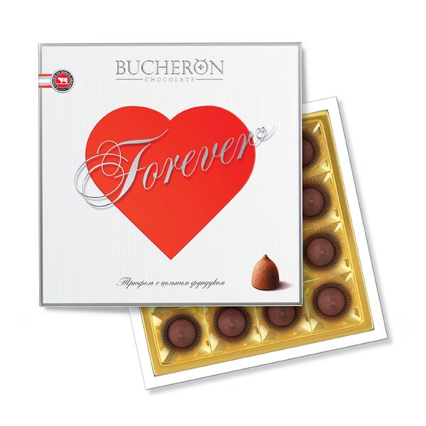 Набор конфет Bucheron Forever Трюфель с цельным фундуком