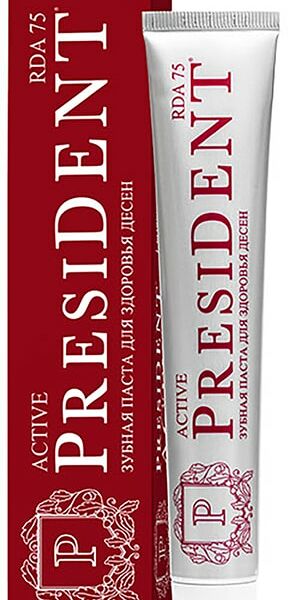 Зубная паста President Active 75мл