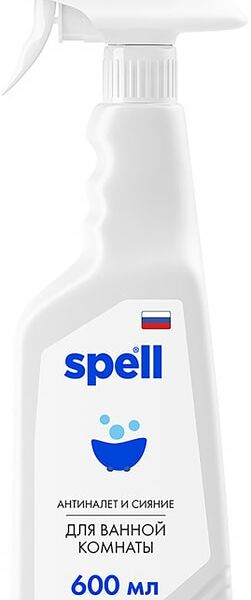 Средство чистящее Spell Антиналет и сияние для ванной комнаты 600мл