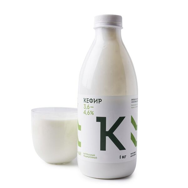 Кефир из цельного молока 3.6–4.6%, «Братья Чебурашкины», 1